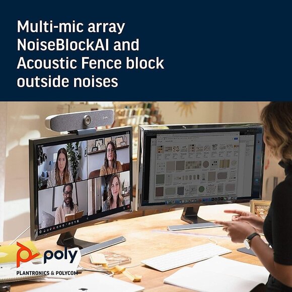 Brand New Studio P15 Personal Video Bar - 4K Camera, Microphones, Speaker - Picture 3 of 5